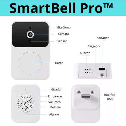 SmartBell Pro™ | Timbre Inteligente con WiFi HD