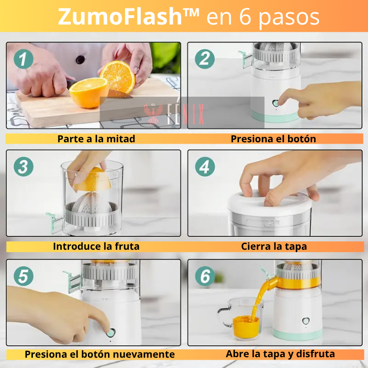 ZumoFlash™ | Exprimidor de Jugo Inalámbrico